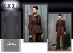 2831 VOGUE  MONTANA JACKET,  LO-RISE FLOOR PANTS  PATTERN 8-12, 14-18 CHOICE uncut